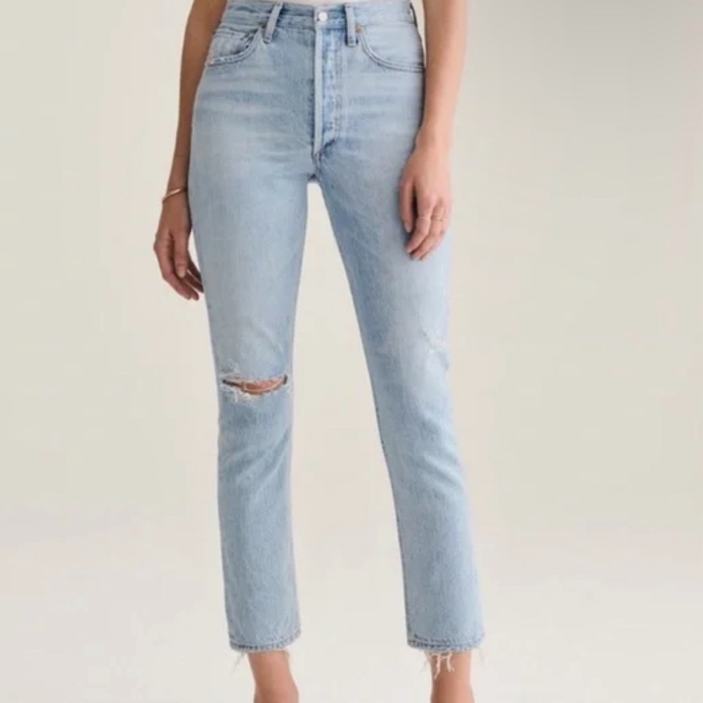 Agolde Light Blue Women Jeans